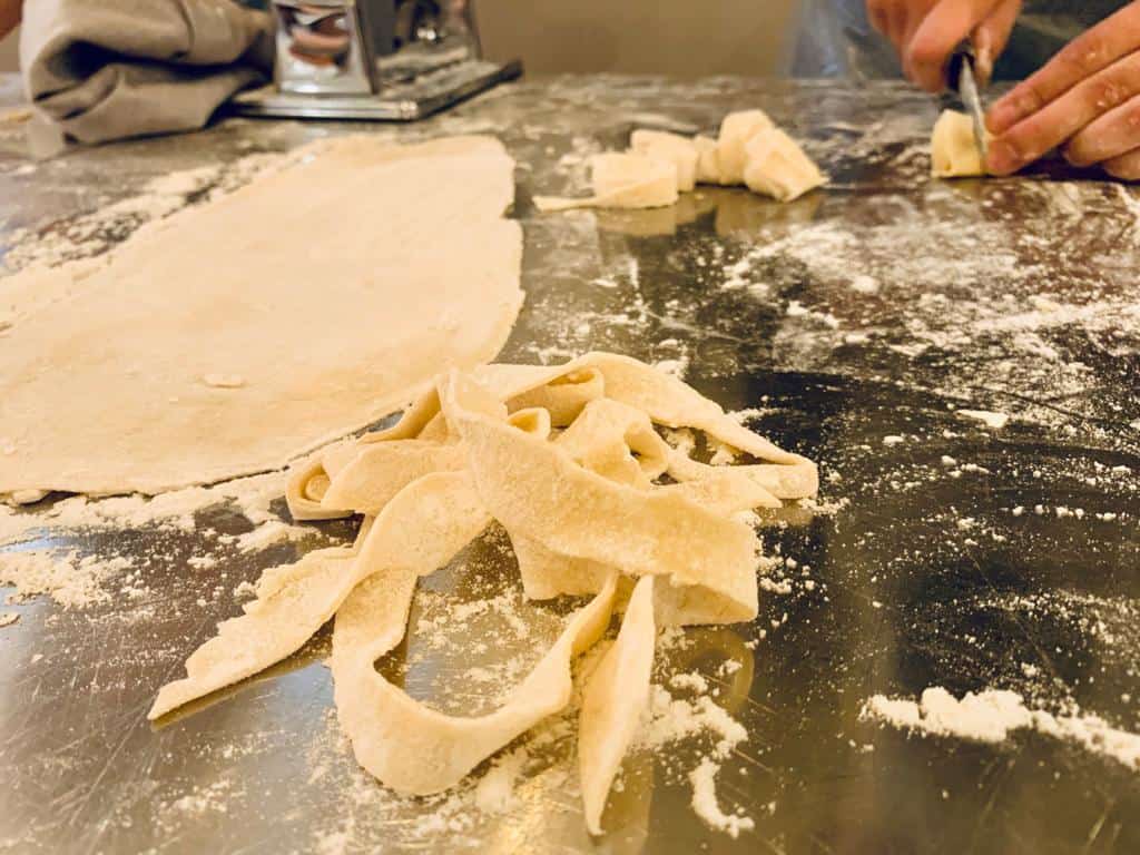 fresh pasta near the Vatican