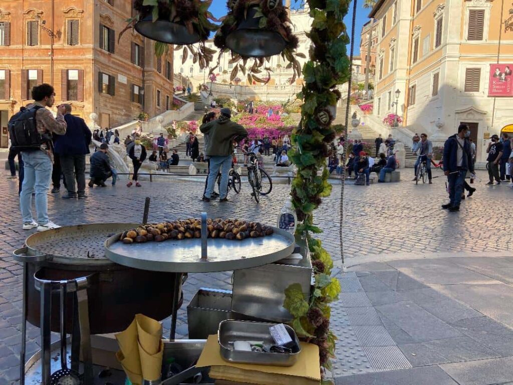 chestnuts spanish steps