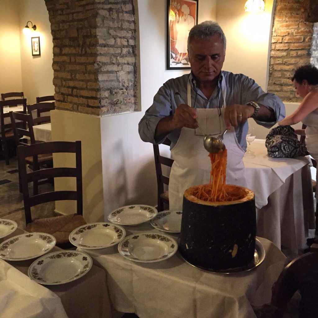 fresh pasta in trionfale vatican 