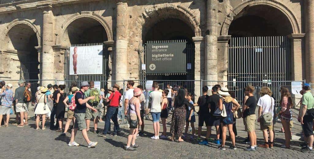 Skip the line at the colosseum