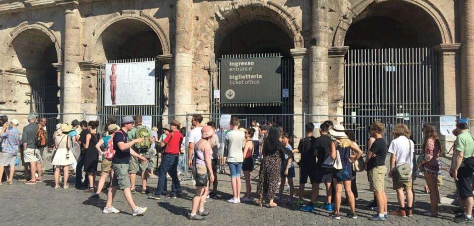 Skip the line at the colosseum