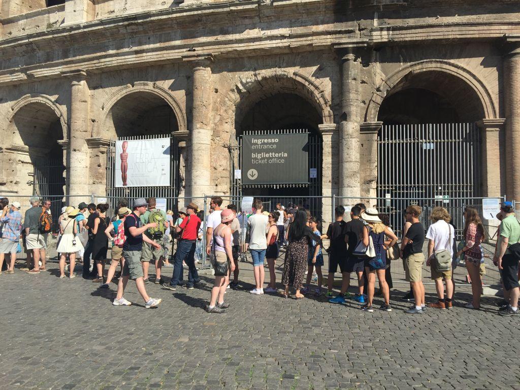 Skip the line at the colosseum