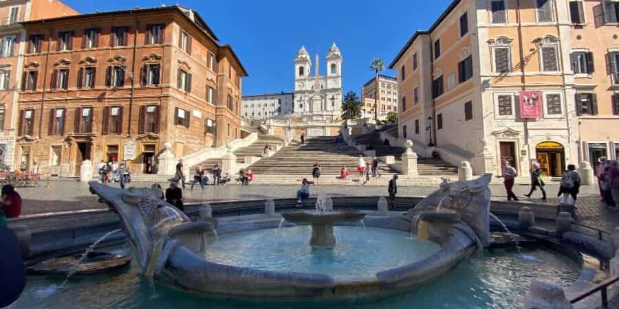 restaurants spanish steps rome