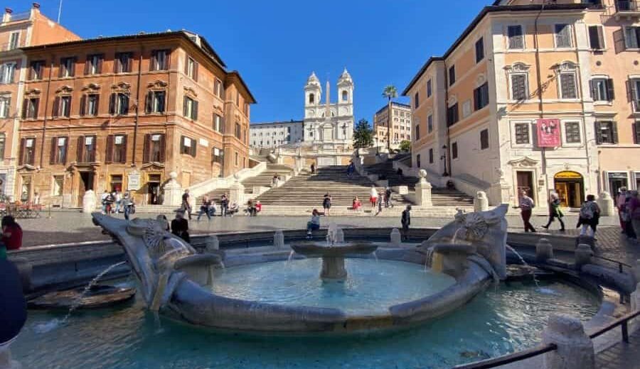 restaurants spanish steps rome