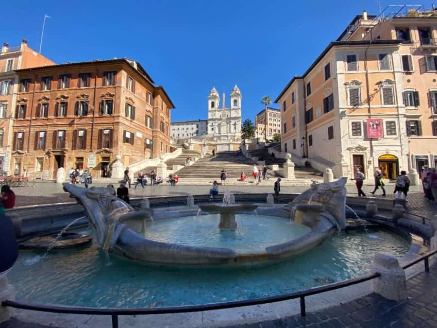 restaurants spanish steps rome